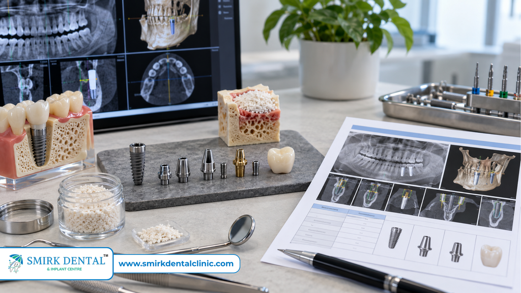 Factors affecting dental implant cost in Delhi including implant type, bone health and treatment planning