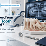 Wisdom tooth removal-in-Delhi with-impacted tooth X-ray and dental evaluation